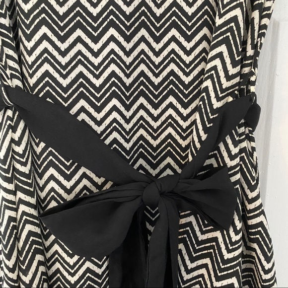 Lush chevron tank dress with bow - Picture 3 of 4